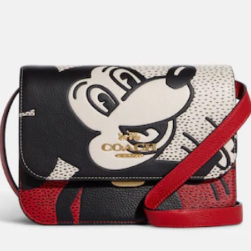 Coach Disney Mickey Mouse X Keith Haring Brynn Crossbody NWT